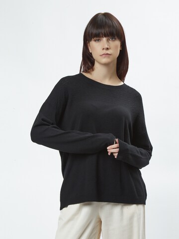 Influencer Pullover i sort: forside