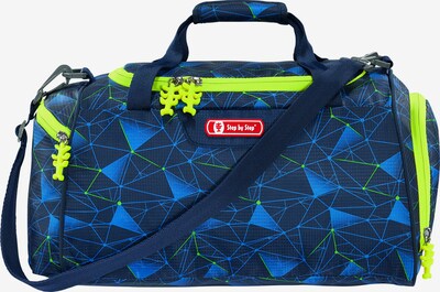 STEP BY STEP Sporttasche in blau / hellblau / neongrün, Produktansicht