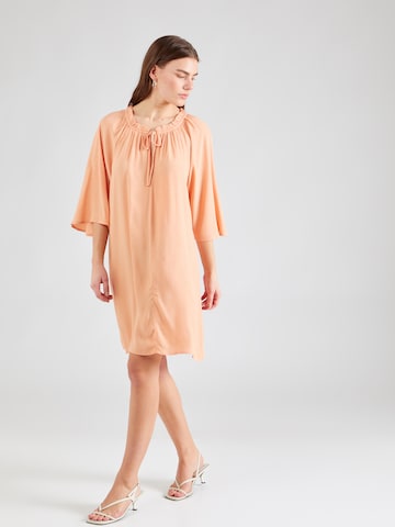 VERO MODA فستان 'JANNI' بلون برتقالي: الأمام