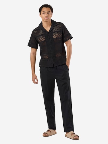 Denim Factory Comfort Fit Hemd 'Resort'‌‌‌‌‌‌‌ in Schwarz
