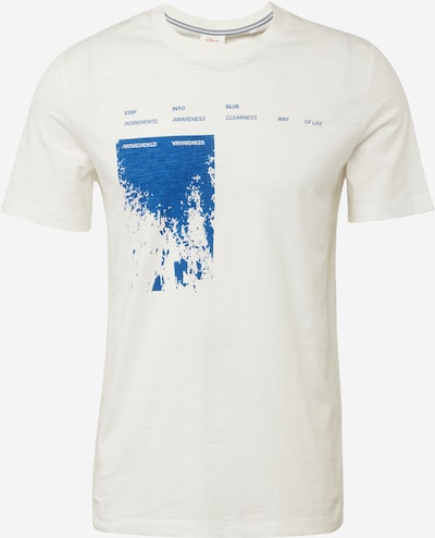 s.Oliver T-shirt i blå / vit, Produktvy