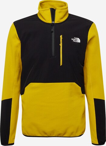 Pull-over de sport 'GLACIER' THE NORTH FACE en jaune : devant