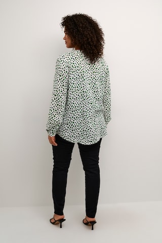 KAFFE CURVE - Blusa 'Jalu' en verde