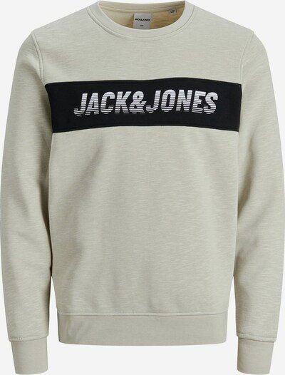JACK & JONES Sweat-shirt en gris clair / noir, Vue avec produit