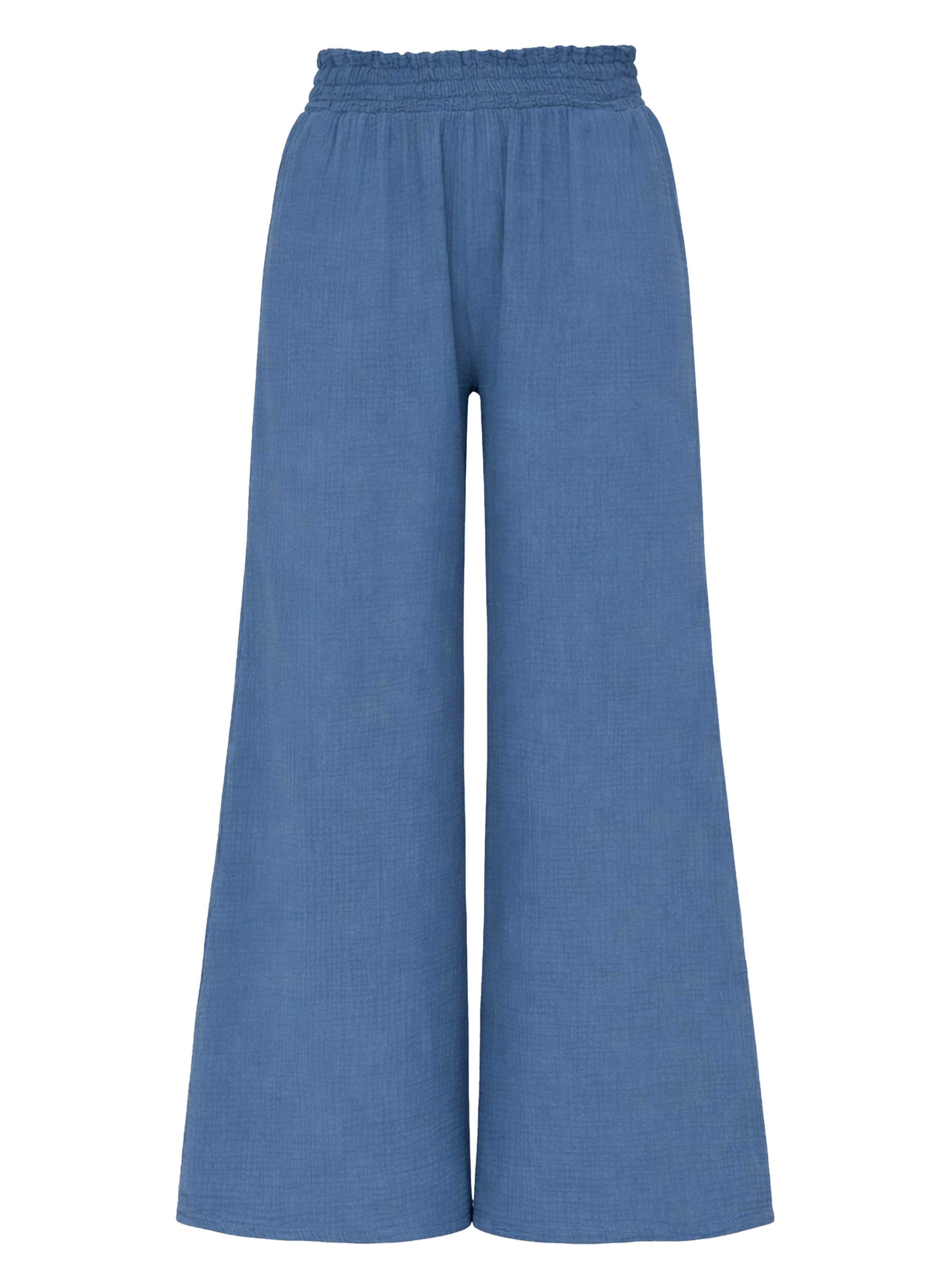 SASSYCLASSY Loosefit Hose‌ in Blau: Vorderseite