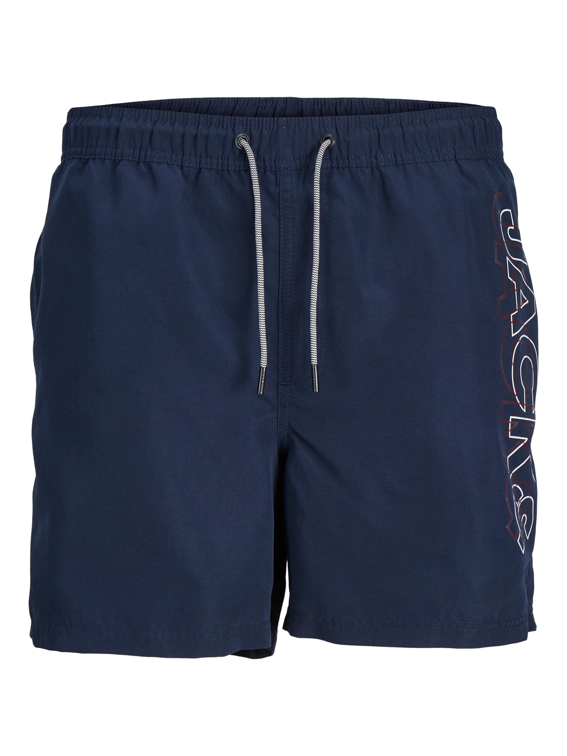 Pantaloncini da bagno 'JPSTFiji' in XS JACK & JONES di colore navy / bianco, Visualizzazione prodotti