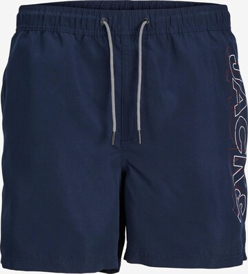 JACK & JONES Kratke kopalne hlače 'FIJI' | modra barva: sprednja stran