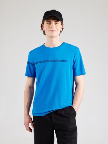 BOSS Tričko 'Tee 5' - Modrá: predná strana