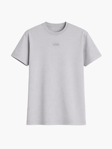 cfab (formerly creamy fabrics) Shirt 'Relaxed Tee' in Grijs: voorkant
