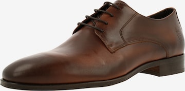 Basics from Amsterdam Lace-Up Shoes ' FRANS B AMS LT ' in Brown: front