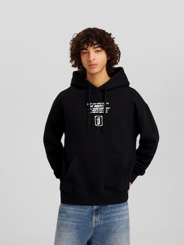 Bershka Sweatshirt in Schwarz