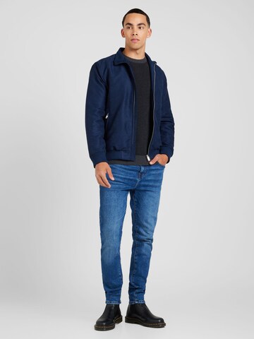 JACK & JONES Sweater 'JJEGlobe' in Grey