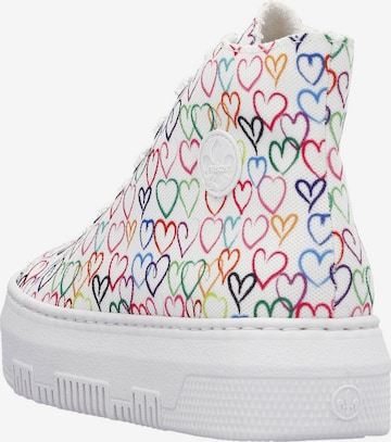 Rieker High-Top Sneakers in White