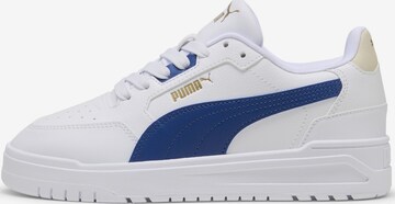 Baskets PUMA en blanc : devant