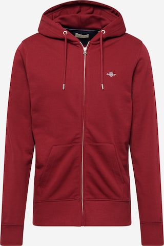 GANT Sweatjacke in Rot: predná strana