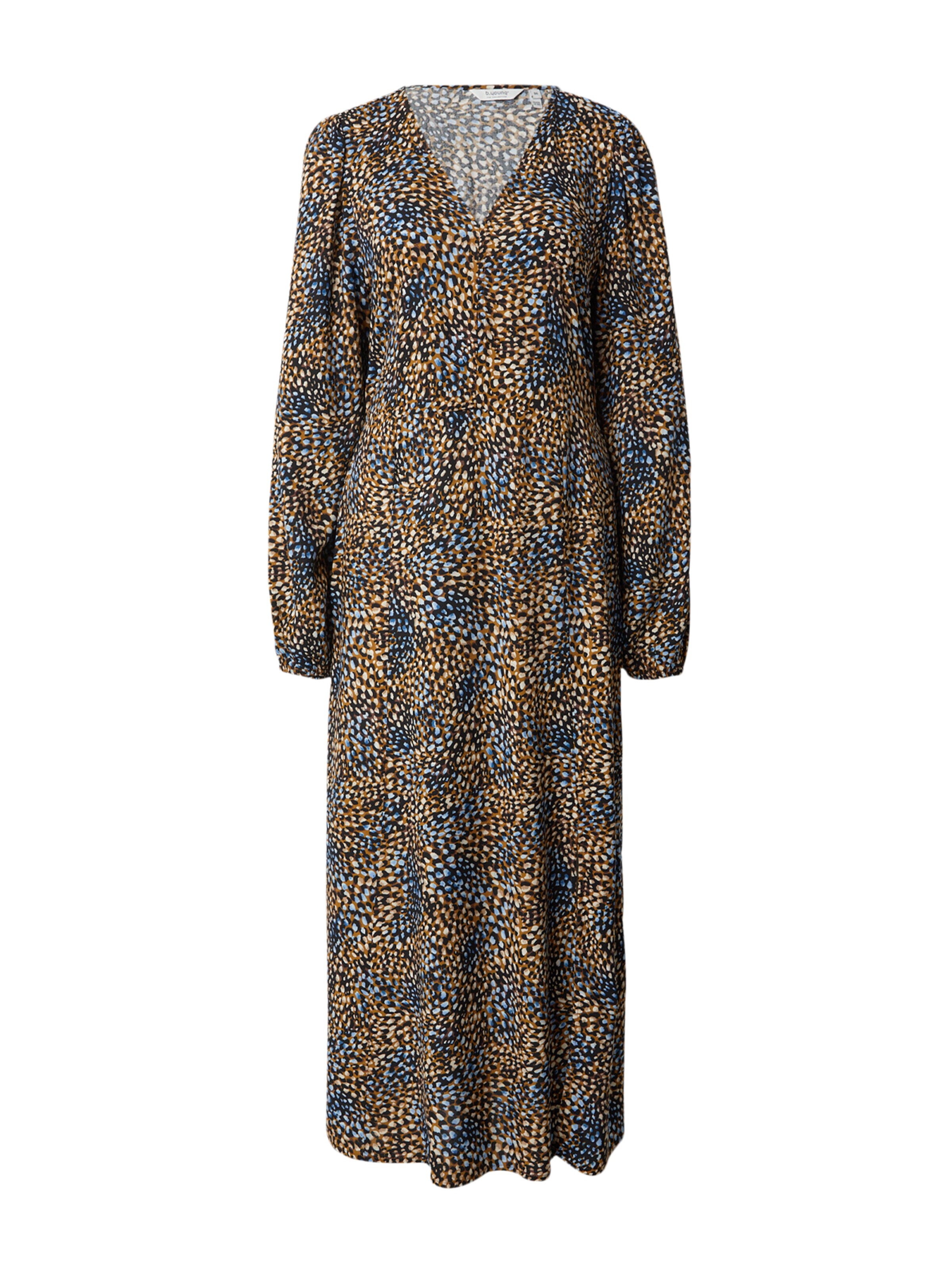 b.young Kleid in navy / braun / weiß, Produktansicht