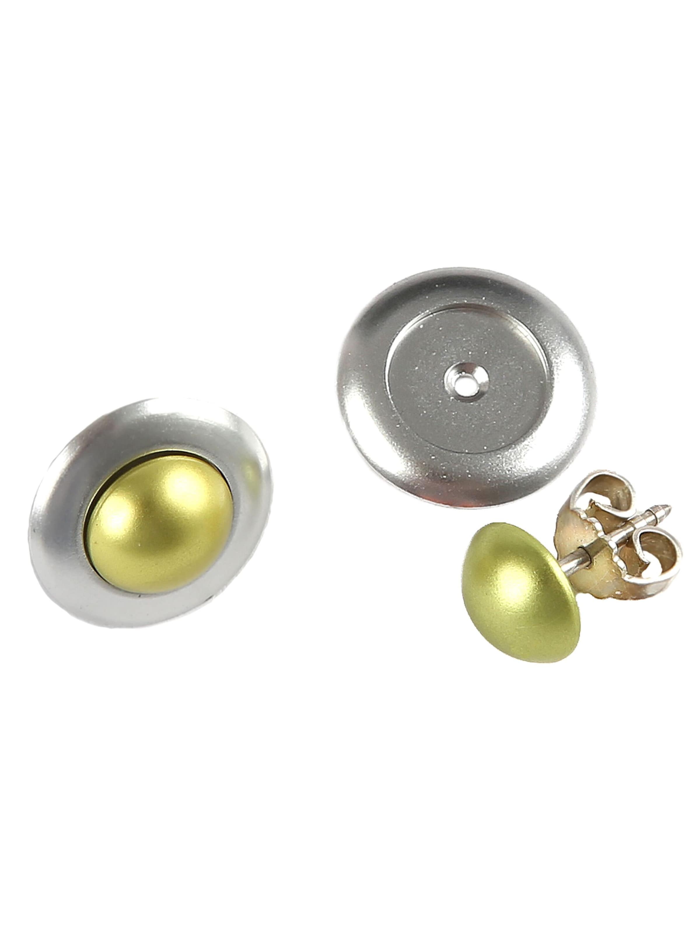DeMarie Earrings in Yellow: front