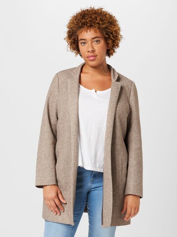 ONLY Carmakoma Blazer 'SOHO' in Brown: front