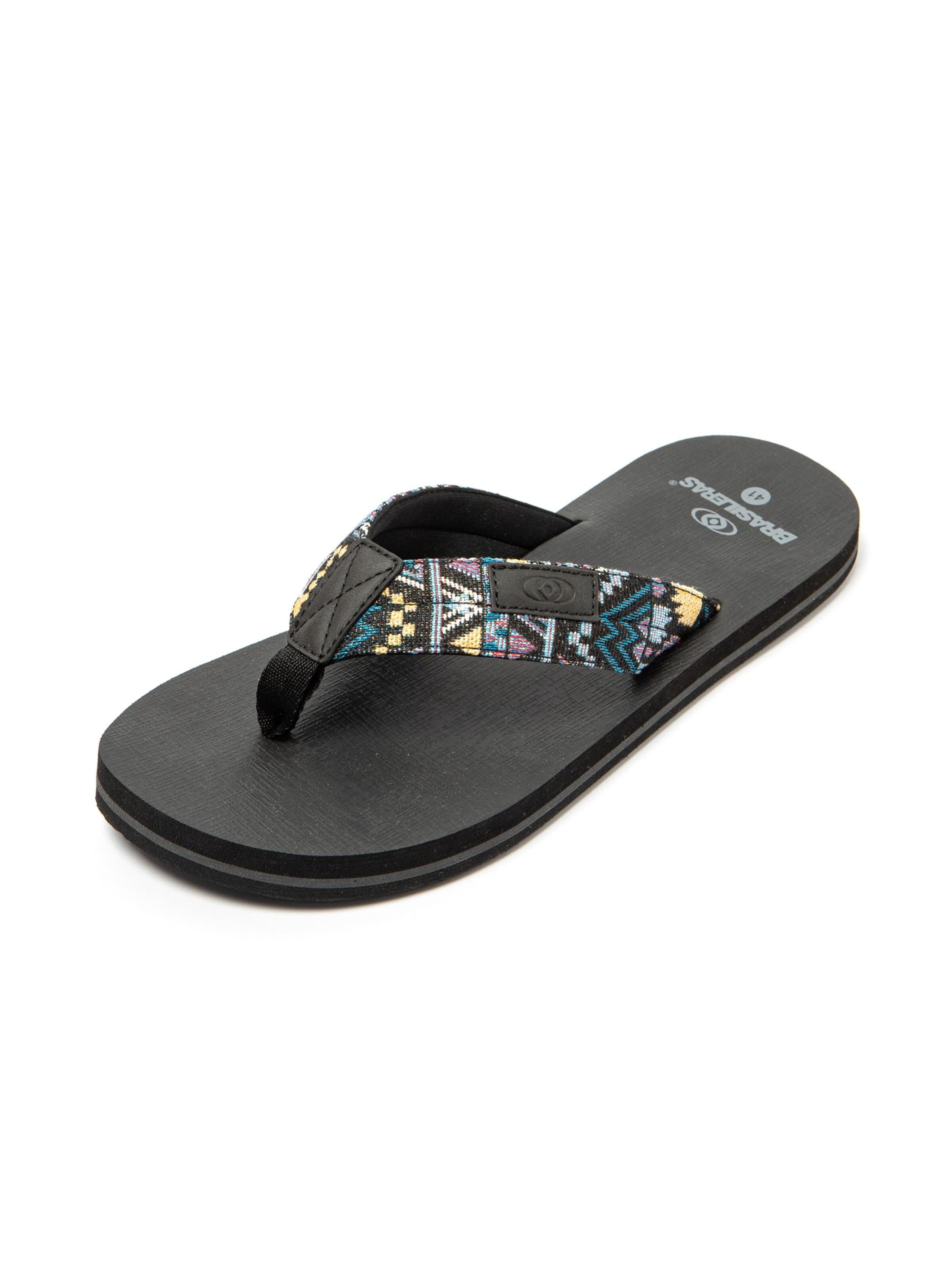 Brasileras - Zapatos para playa y agua 'Azteca' en negro