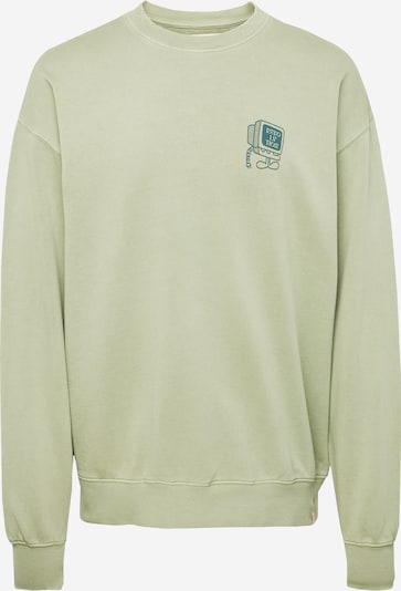 Revolution Sweat-shirt en émeraude / vert clair, Vue avec produit
