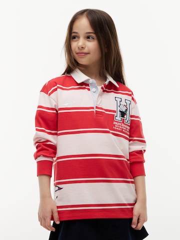 raudona TOMMY HILFIGER Marškinėliai 'PEANUTS'