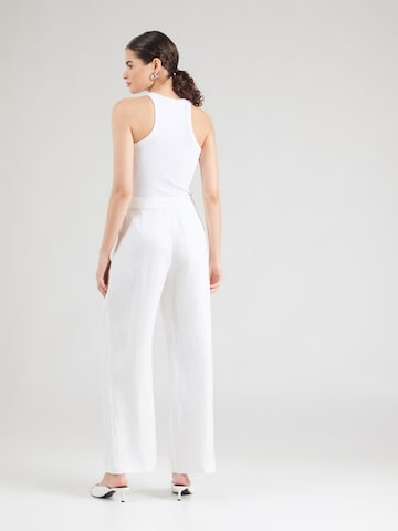 ARMANI EXCHANGE Широкий Брюки со складками в Белый