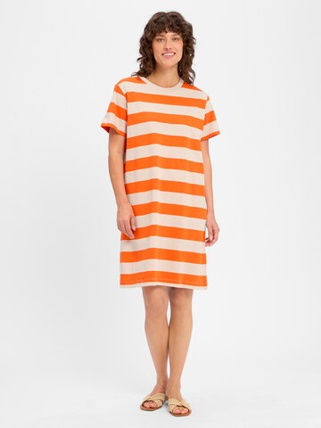 Marie Lund Summer Dress in Orange: front