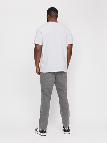 Jack & Jones Plus Koszulka 'JJECorp' w kolorze biały