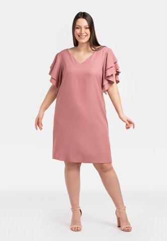 Karko Cocktail Dress ' ELIANA ' in Pink