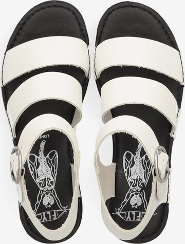 FLY LONDON Strap Sandals in White