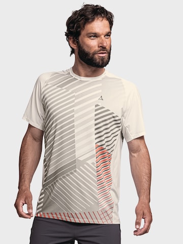 Schöffel Performance shirt 'Aukra' in Beige: front