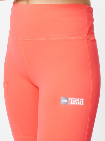 THE NORTH FACE Skinny Workout Pants 'MOVMYNT' in Red