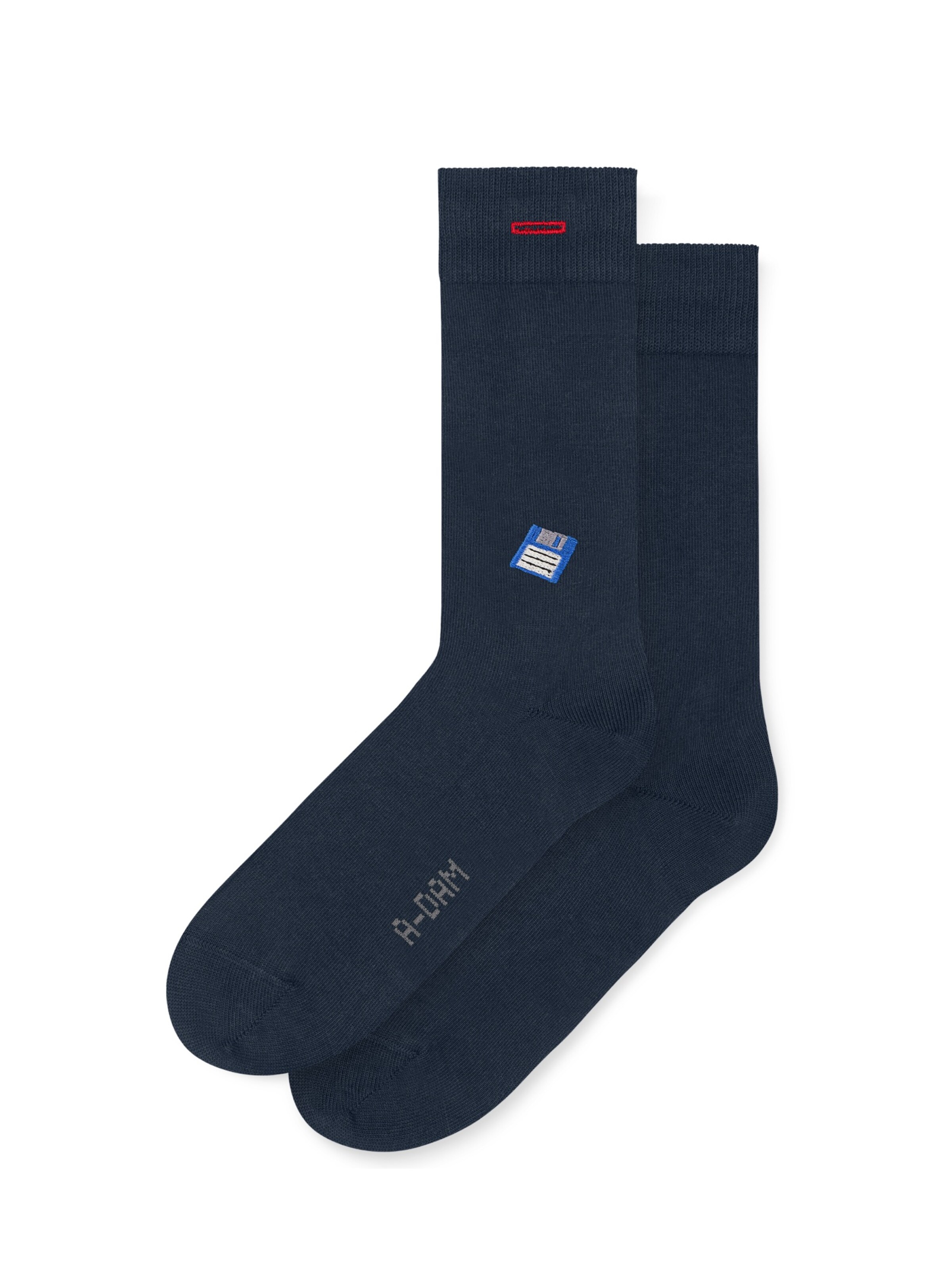 A-dam Socks in Blue: front