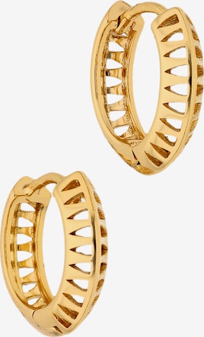 IZIA - Brincos em ouro: frente