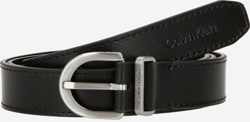 Ceinture Calvin Klein en noir : devant