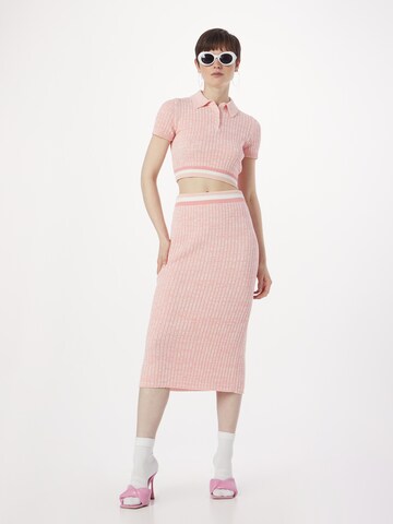 UNITED COLORS OF BENETTON Skirt in Pink