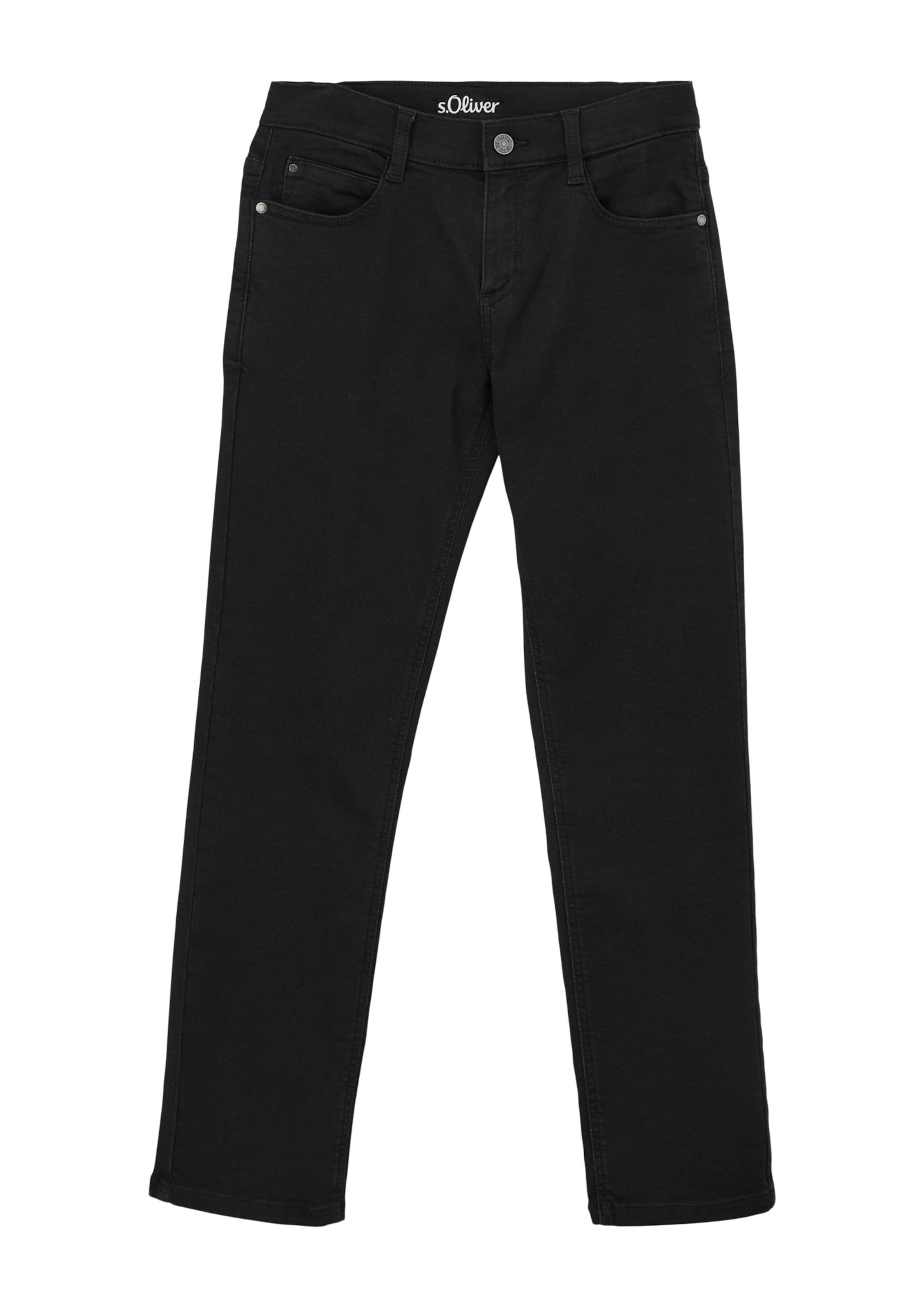 s.Oliver Slim fit Jeans 'Pete' in Black: front