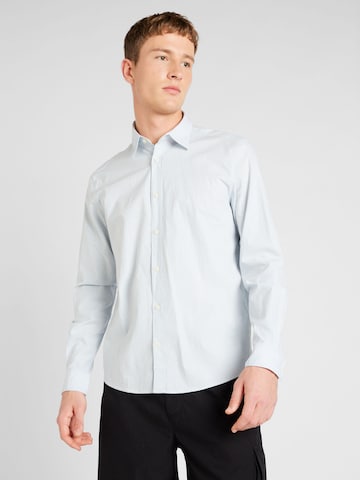 s.Oliver - Regular Fit Camisa em azul: frente