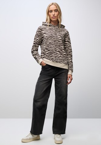 STREET ONE Sweatshirt in Brown