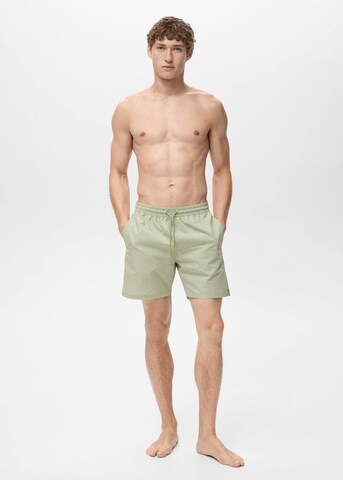 MANGO MAN Badehose 'Seer' in Grün