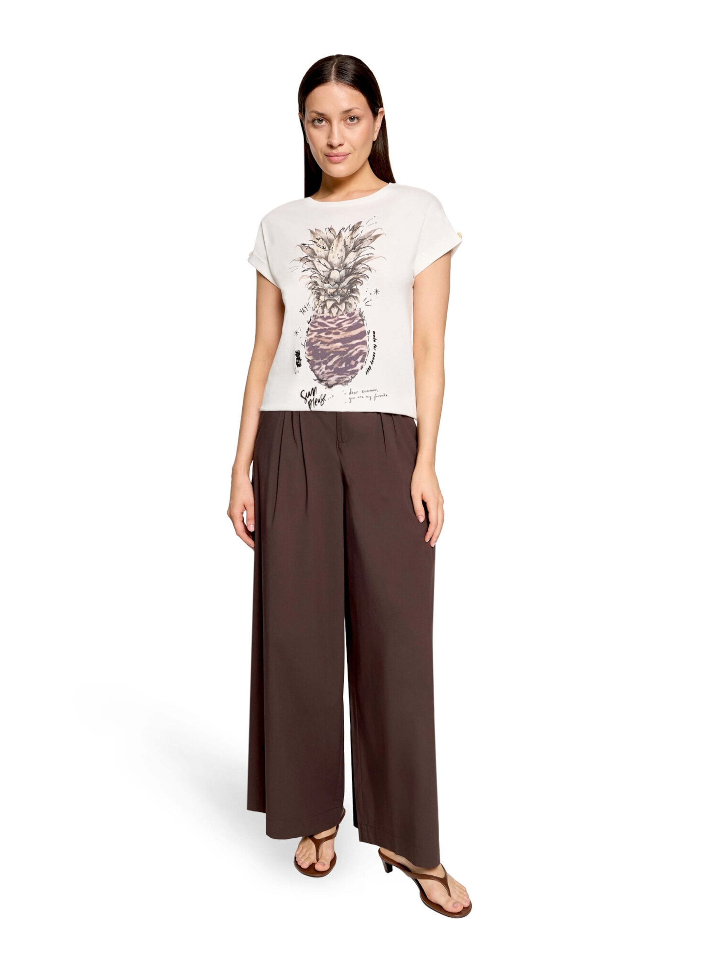 T-shirt Cartoon en blanc