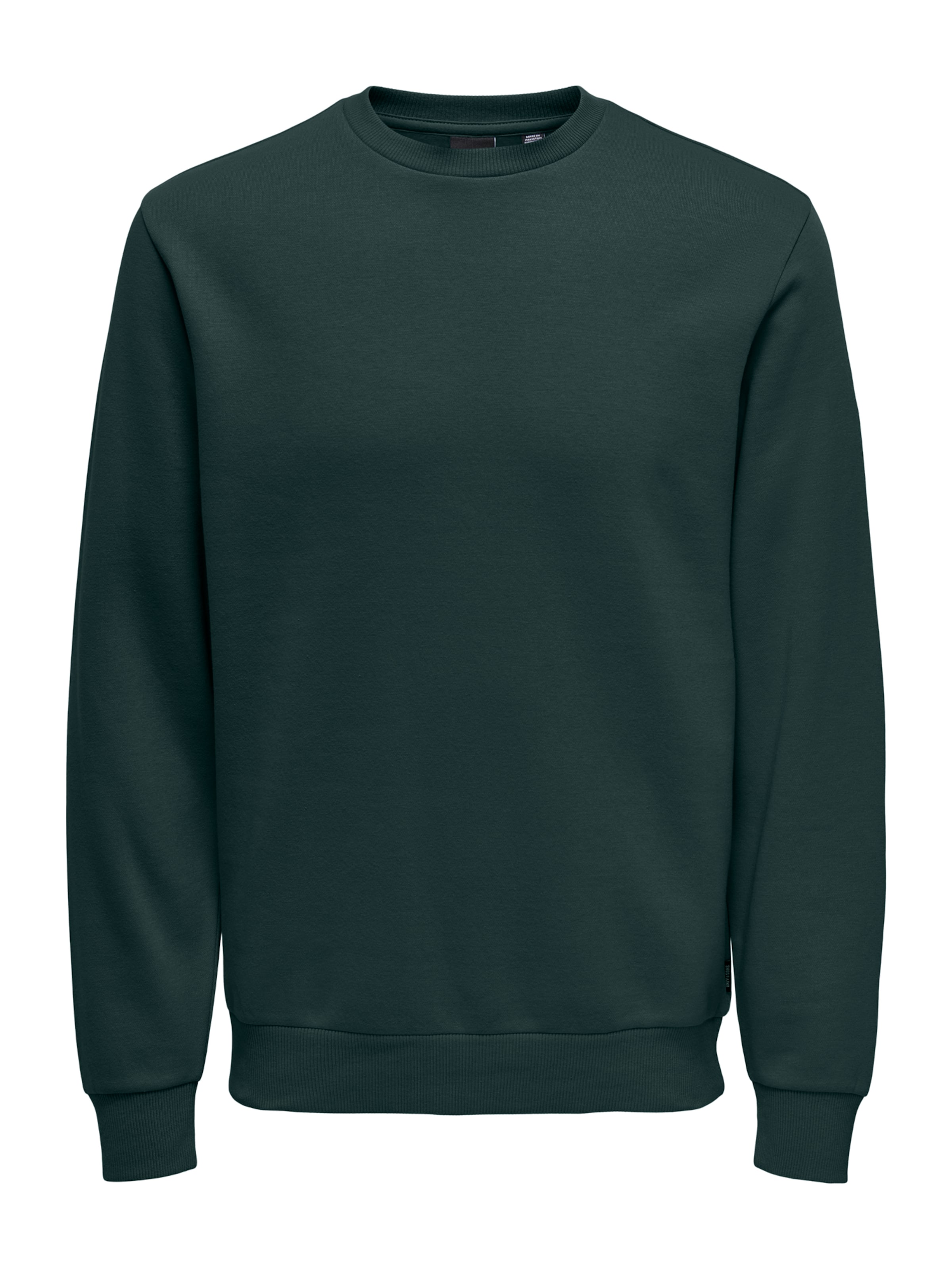 Only & Sons Суичър 'ONSCERES' в зелено: отпред