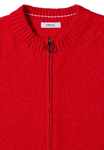 CECIL Knit Cardigan in Red