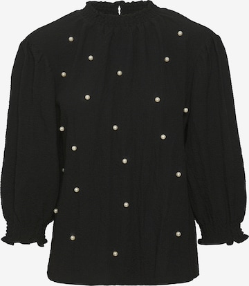 SAINT TROPEZ Blouse in Black: front