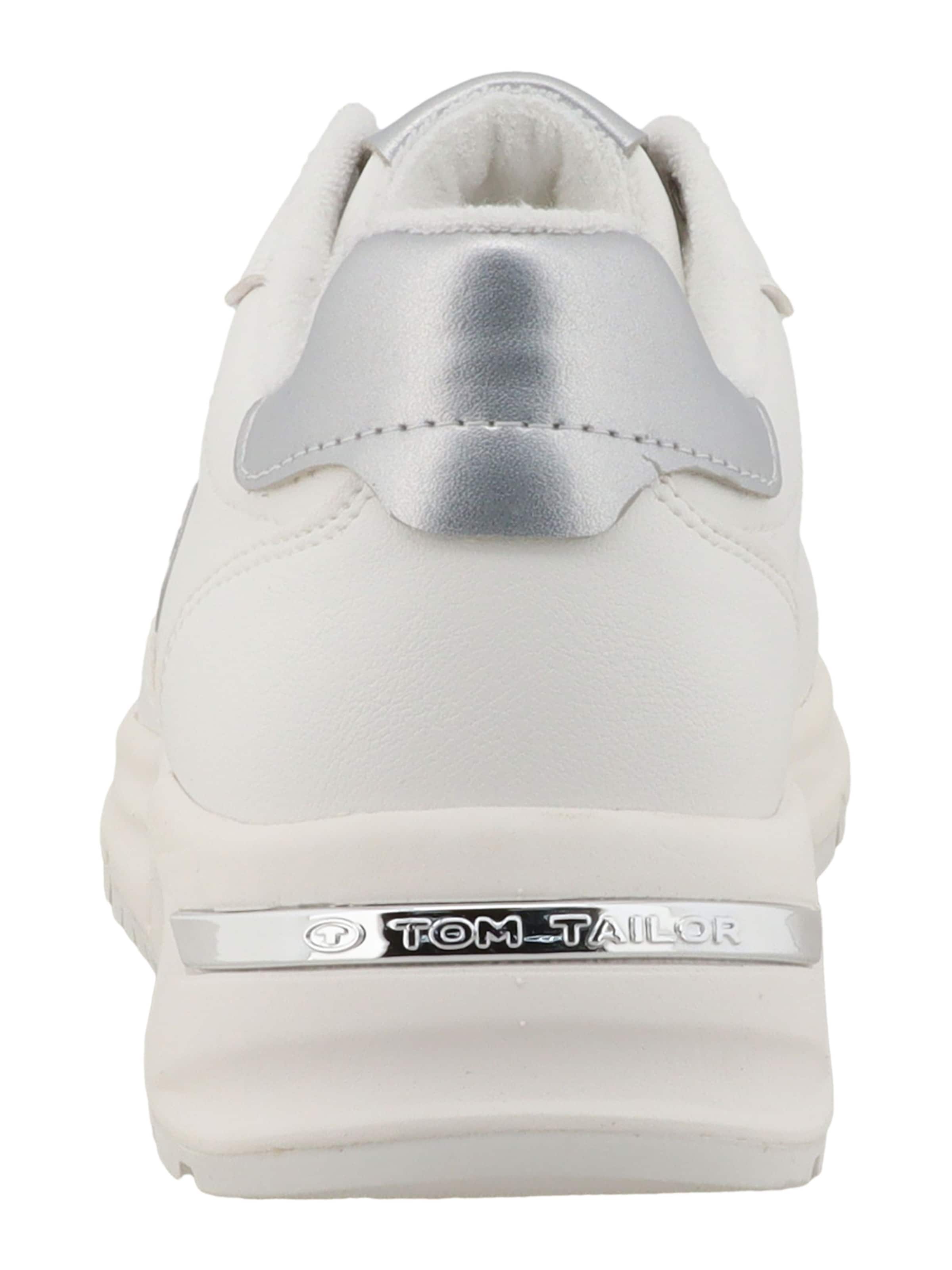 TOM TAILOR - Zapatillas deportivas bajas en blanco