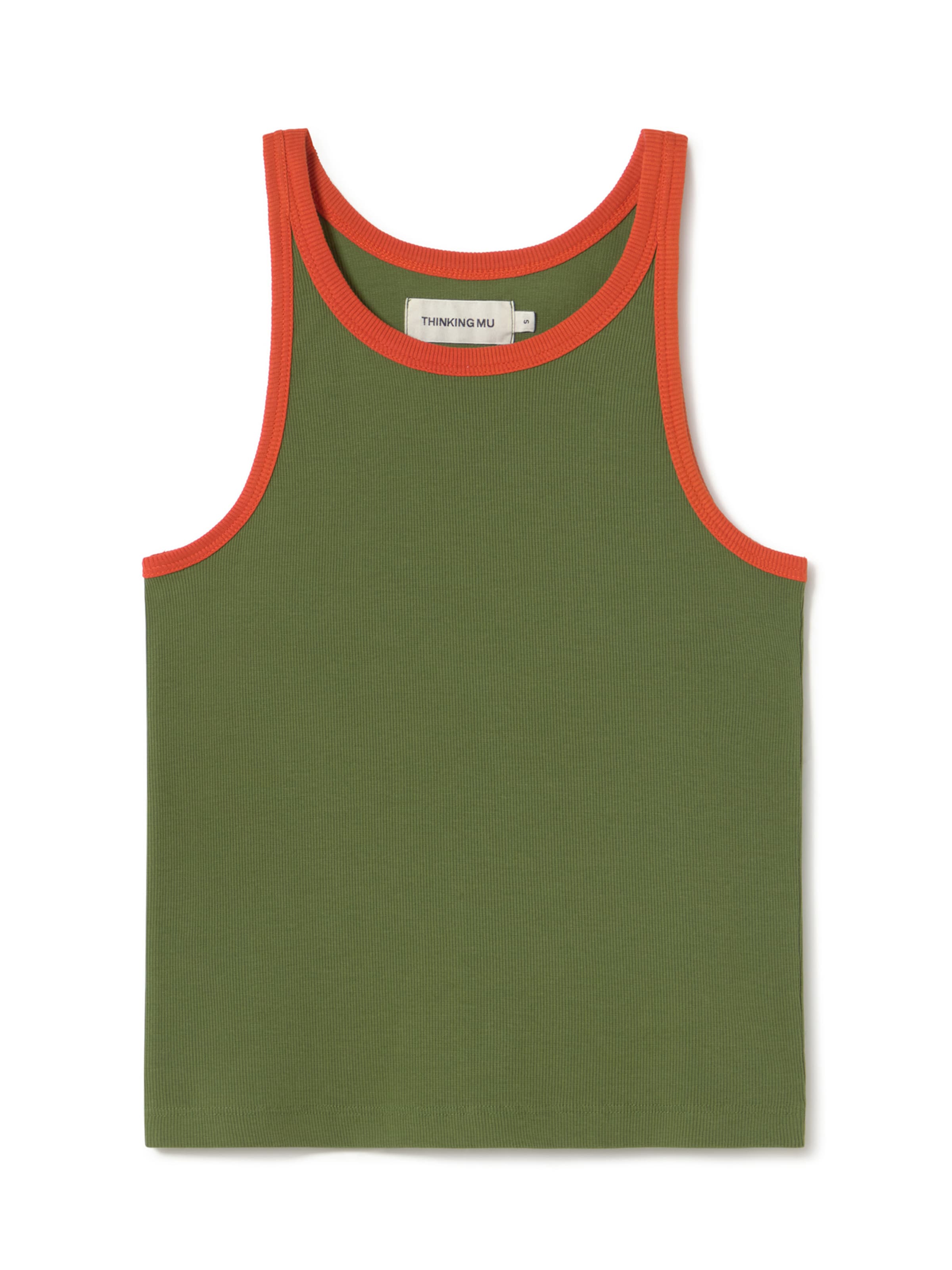 Thinking MU Top ' HARRIET ' – zelená: přední strana