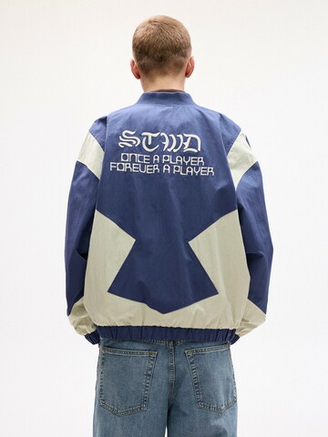 Pull&Bear Between-season jacket in Blue: front