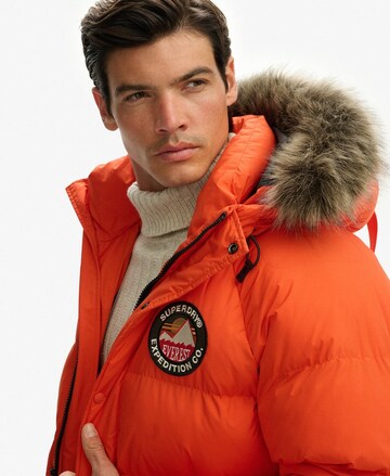 Manteau d’hiver 'Everest' Superdry en orange