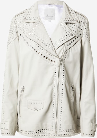 Goosecraft Between-Season Jacket 'Las Vegas' in White: front