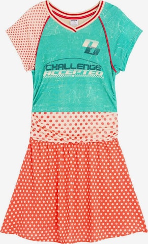 raudona Desigual Suknelė: priekis
